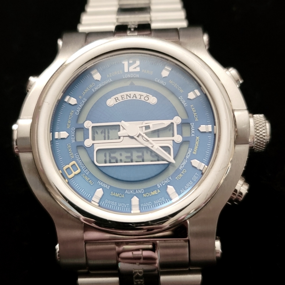 Renato T-Rex Limited Edition 66/100 Analog Digital Pre-owned Watch